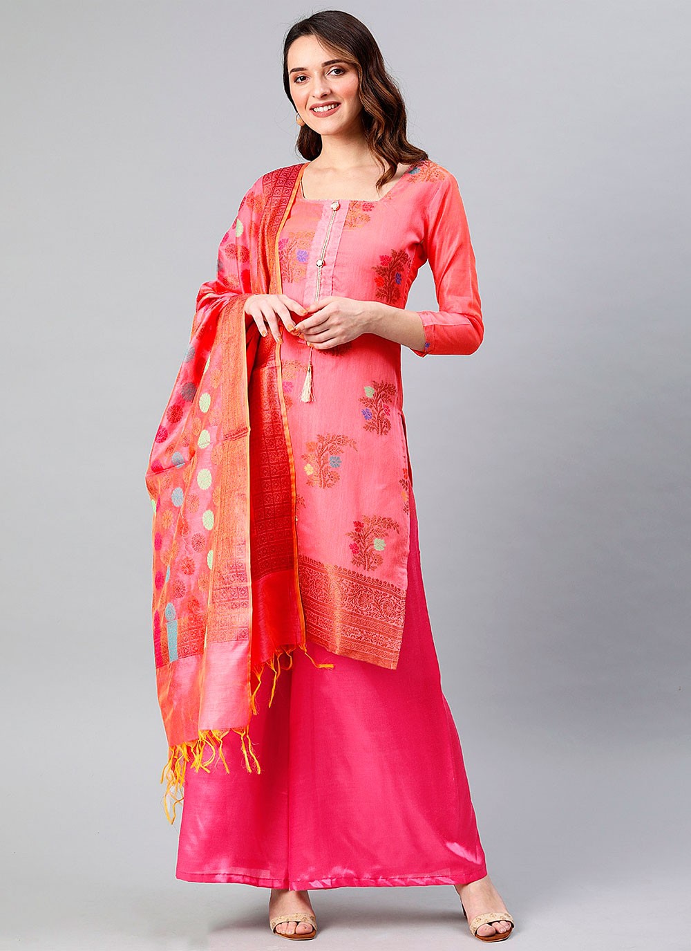 Banarasi Silk Salwar Suit - T177