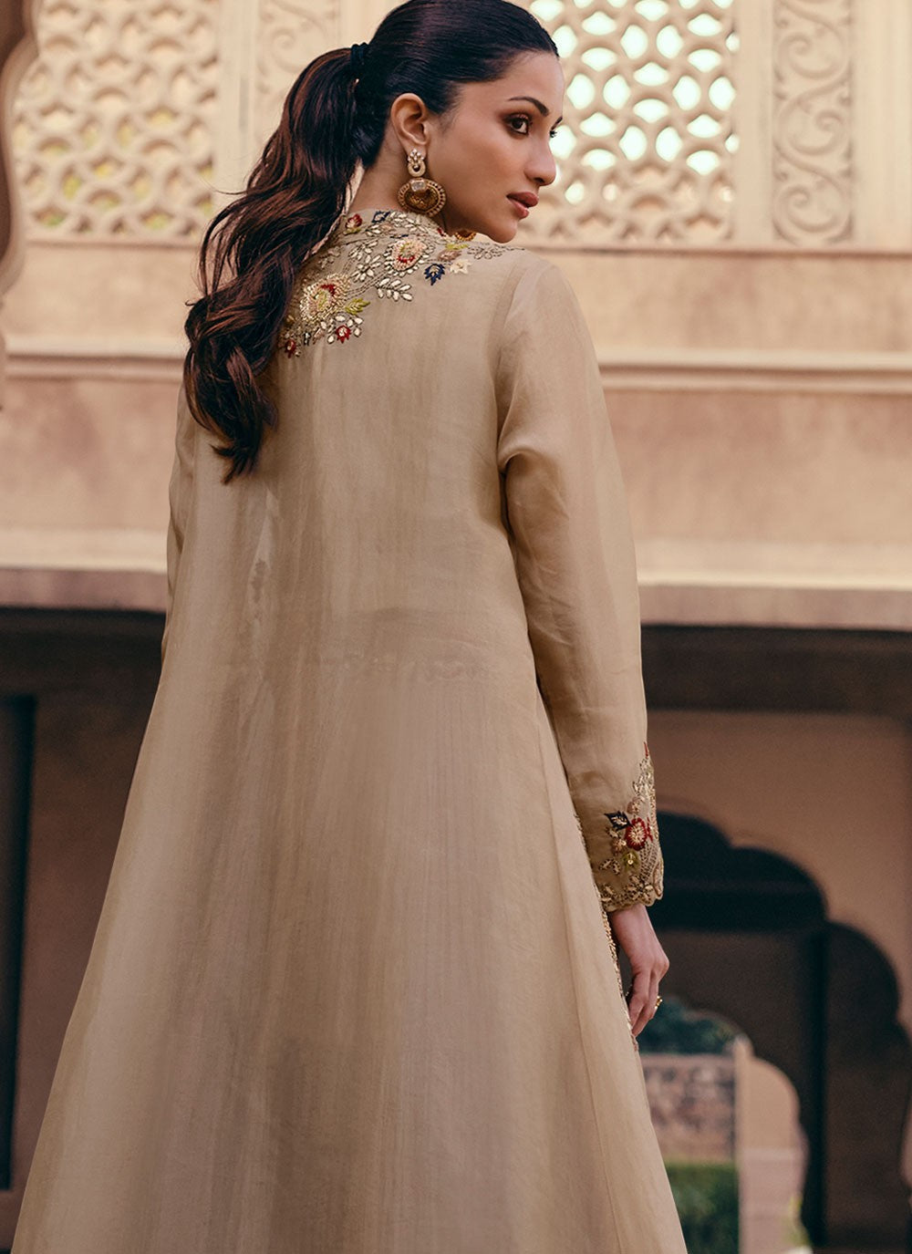 Chinon Mehandi & Sangeet, Reception Readymade Lehenga Choli L3638