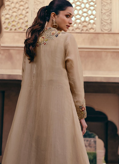 Chinon Mehandi & Sangeet, Reception Readymade Lehenga Choli L3638