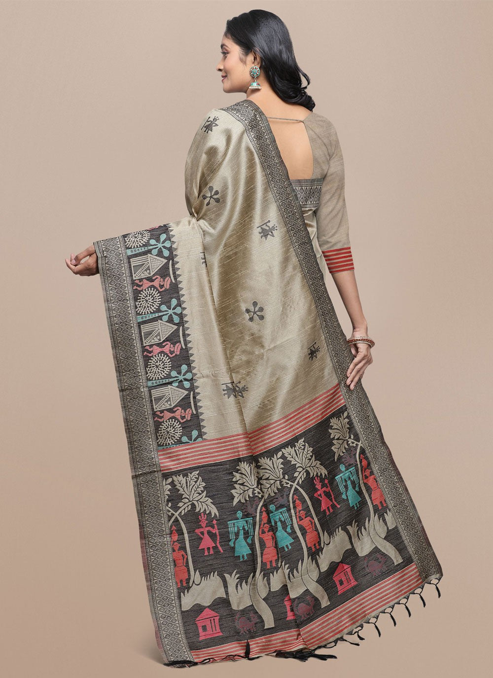 Woven Raw Silk Saree - S11865