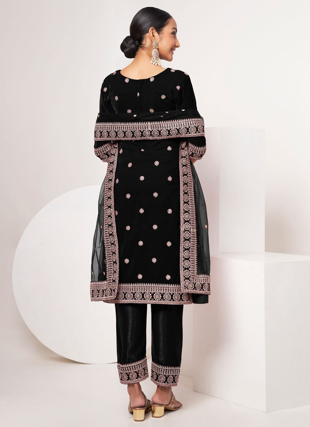 Velvet Salwar Suit - T1726