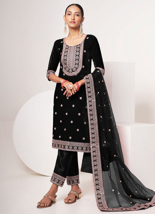 Velvet Salwar Suit - T1726