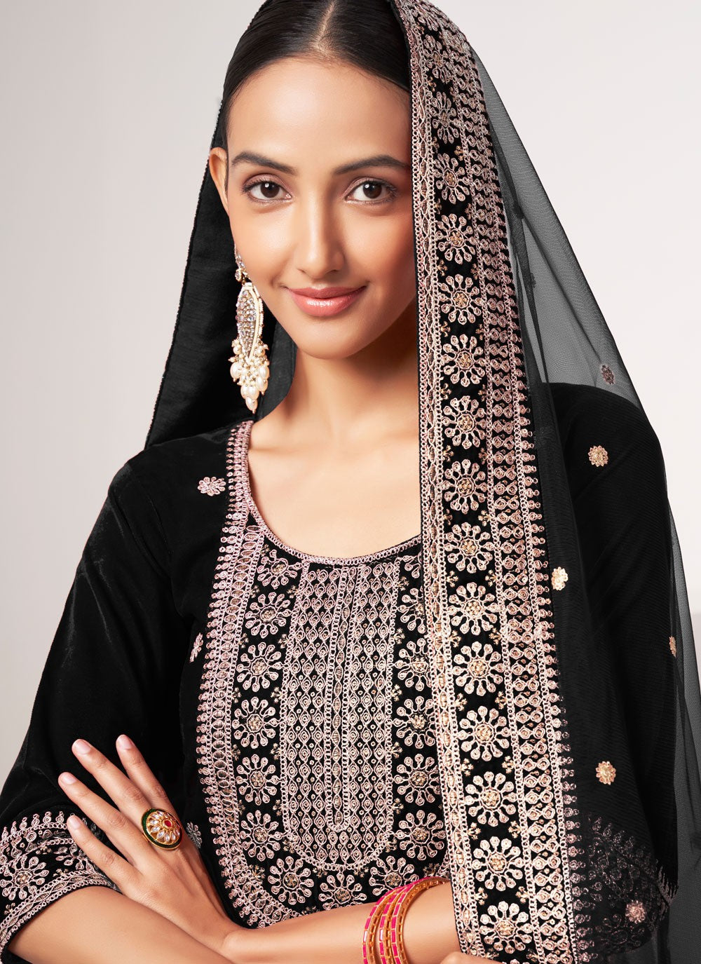 Velvet Salwar Suit - T1726