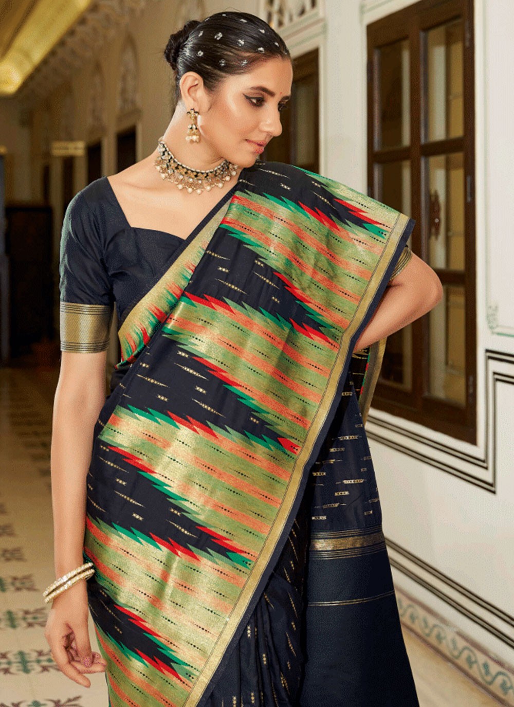 Classic Woven Silk Saree - S6476