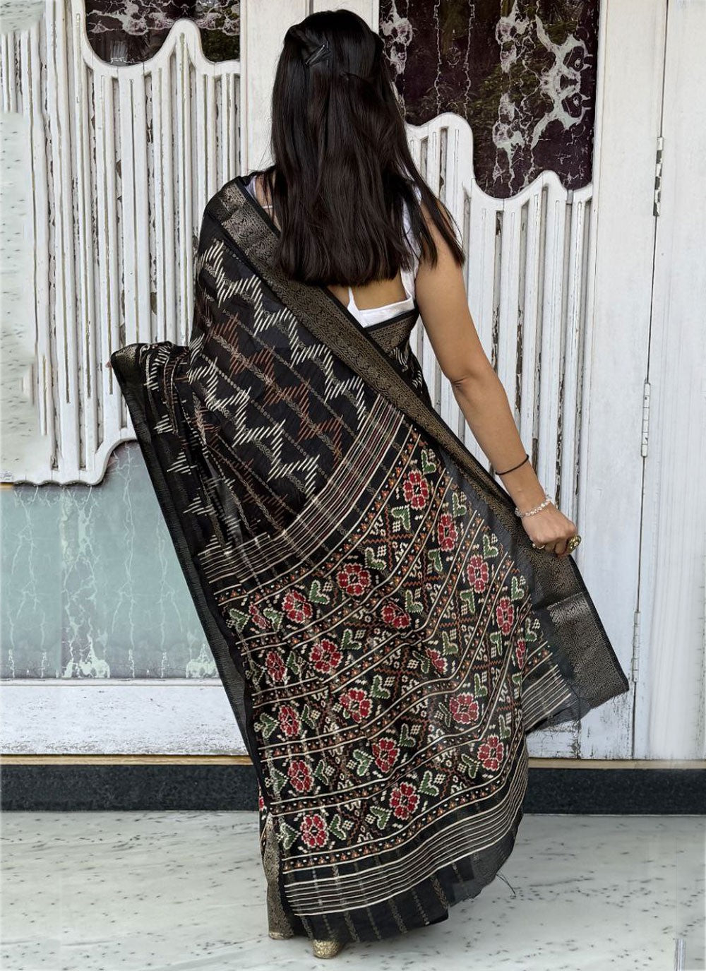 Printed Cotton Silk Saree - S11962