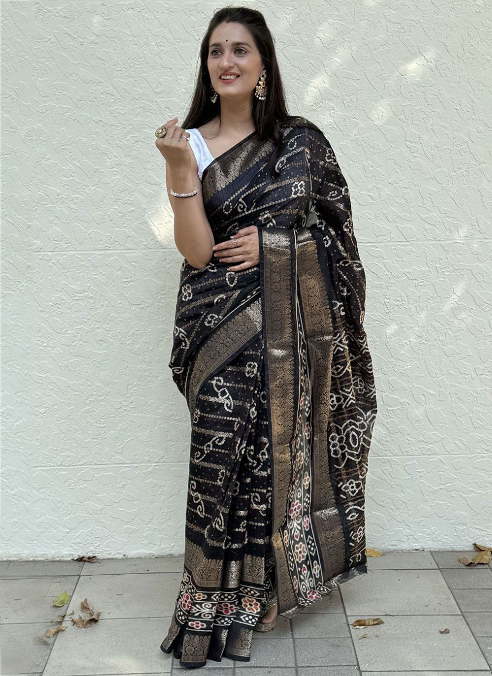 Printed Cotton Silk Saree - S11962