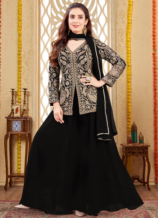 Archive Embroidered, Zari 316308 Black T6689