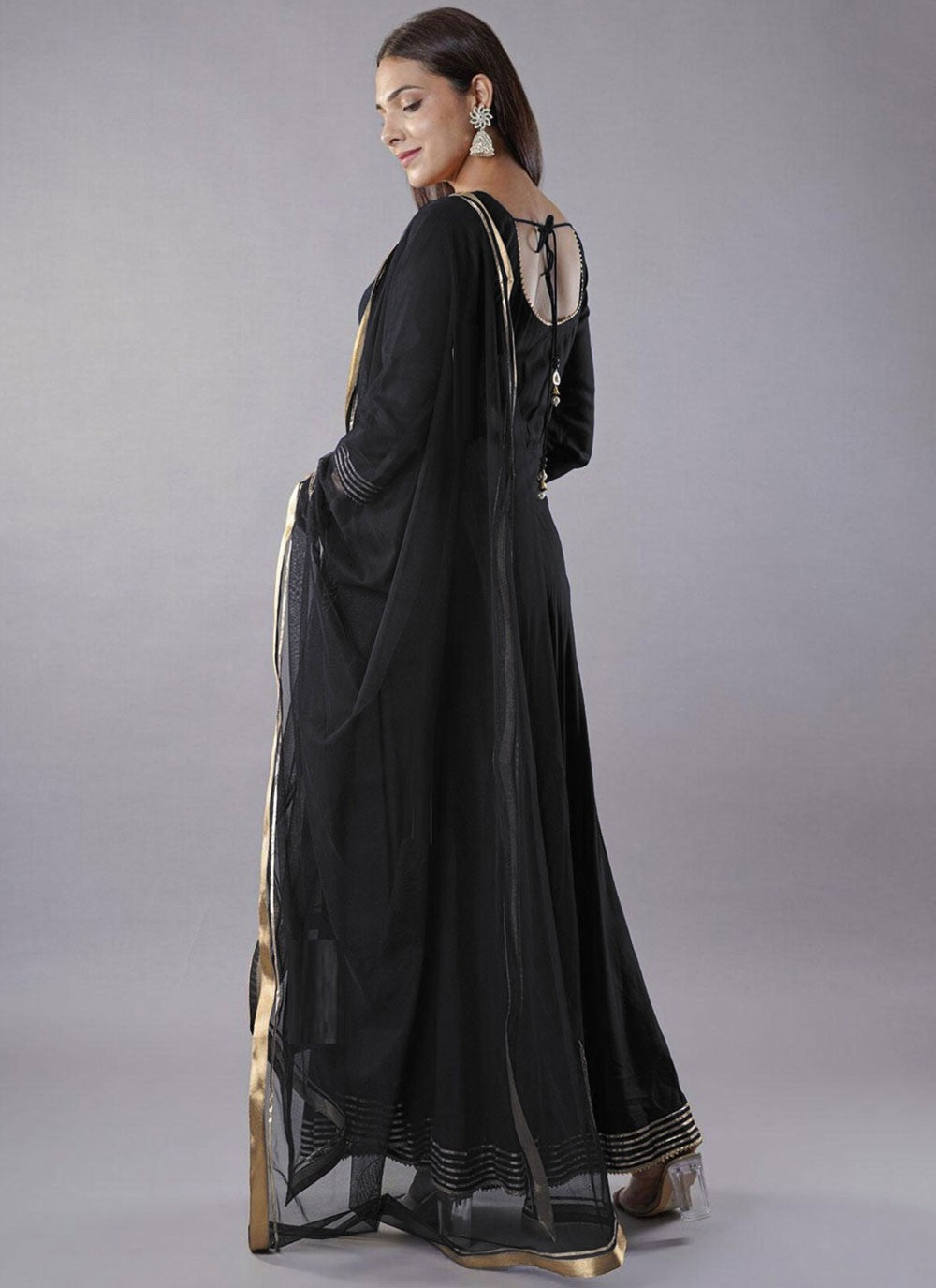 Embroidered Velvet Salwar Suit - T4630