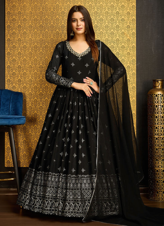Faux Georgette Gown - G1323