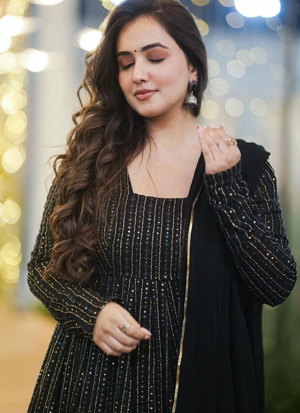 Faux Georgette Gown - G1347