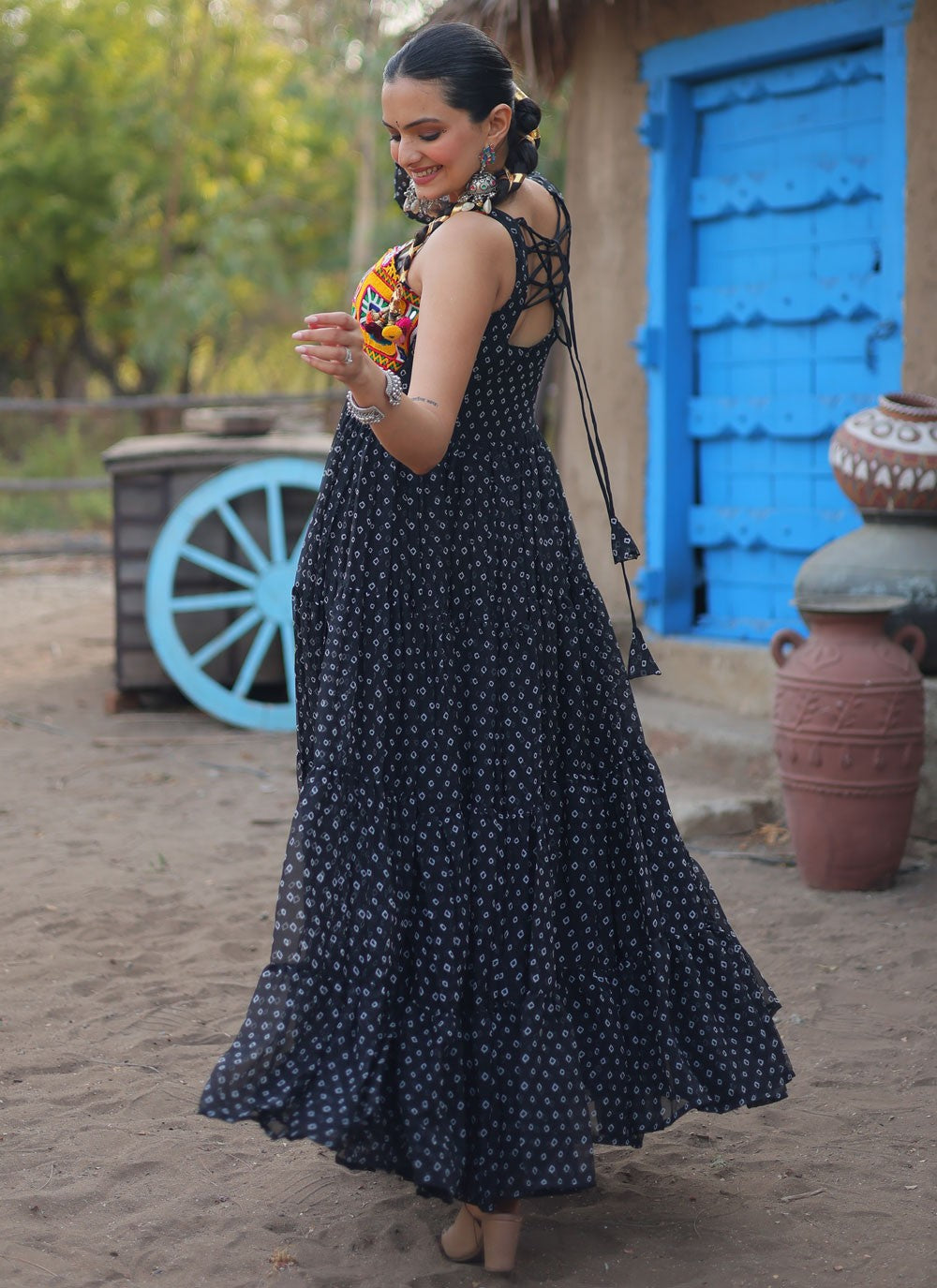 Faux Georgette Gown - G1495