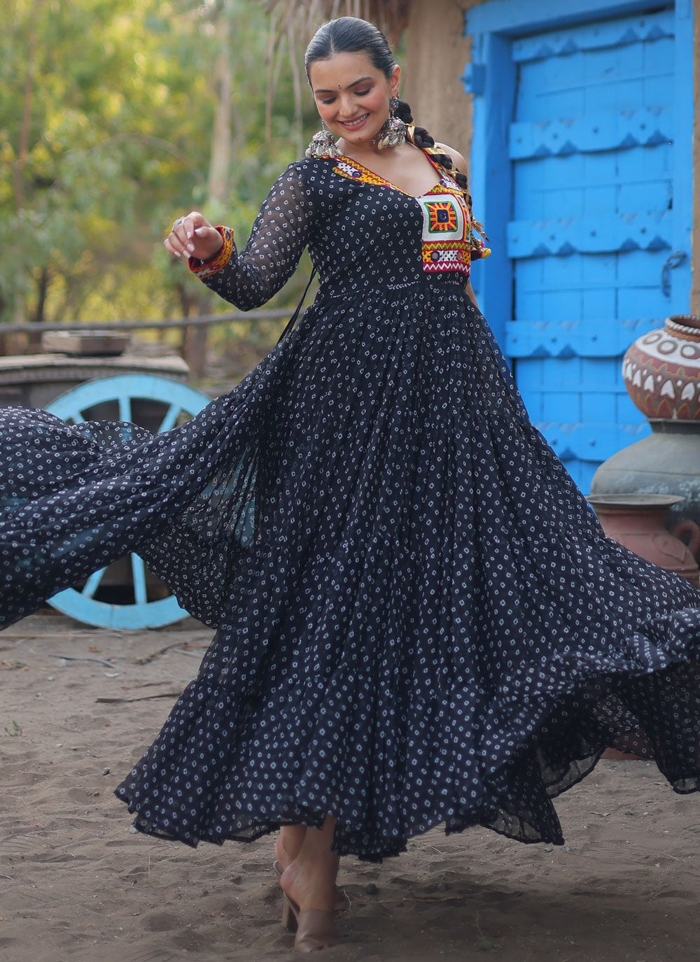 Faux Georgette Gown - G1495