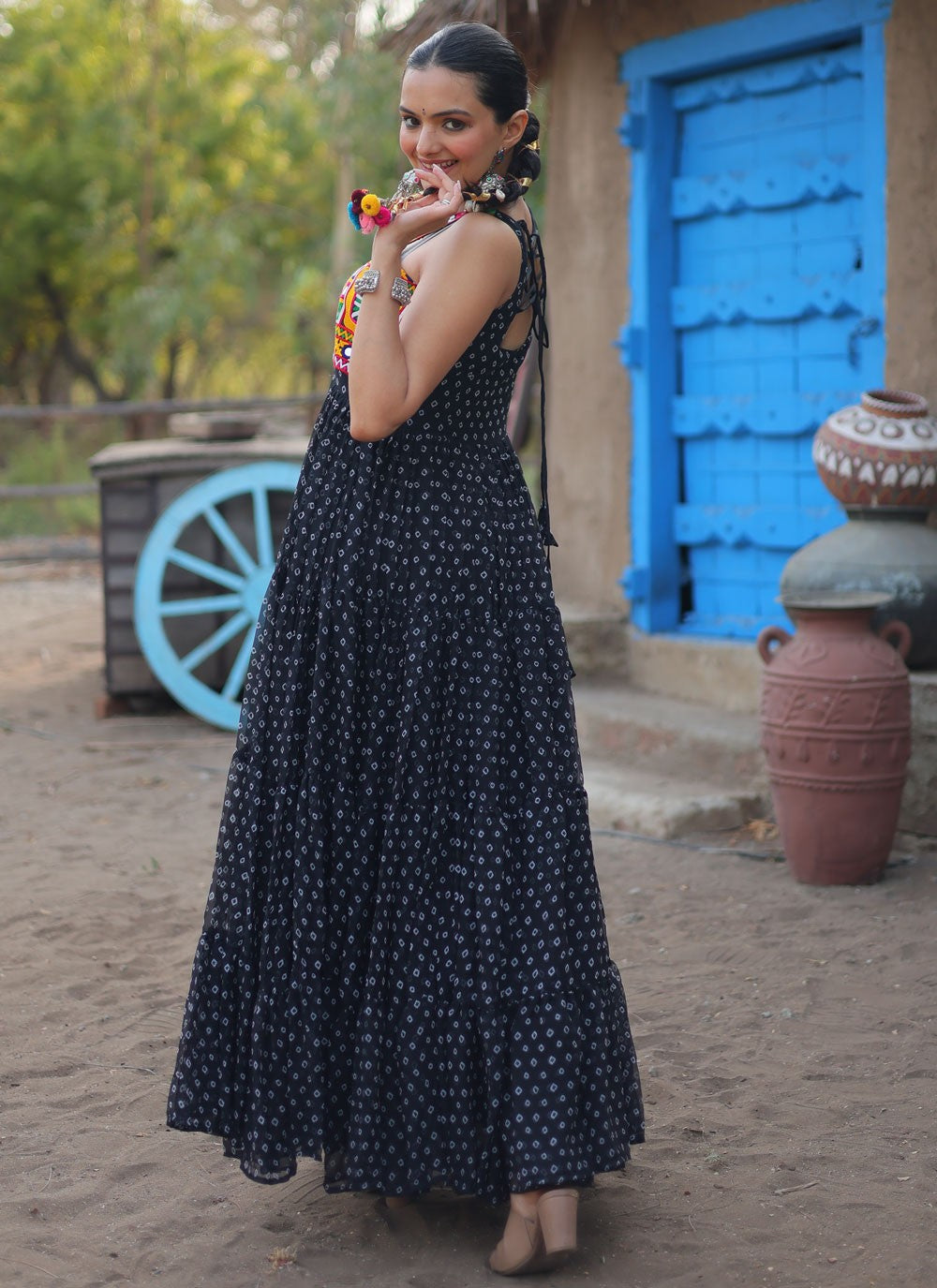 Faux Georgette Gown - G1495