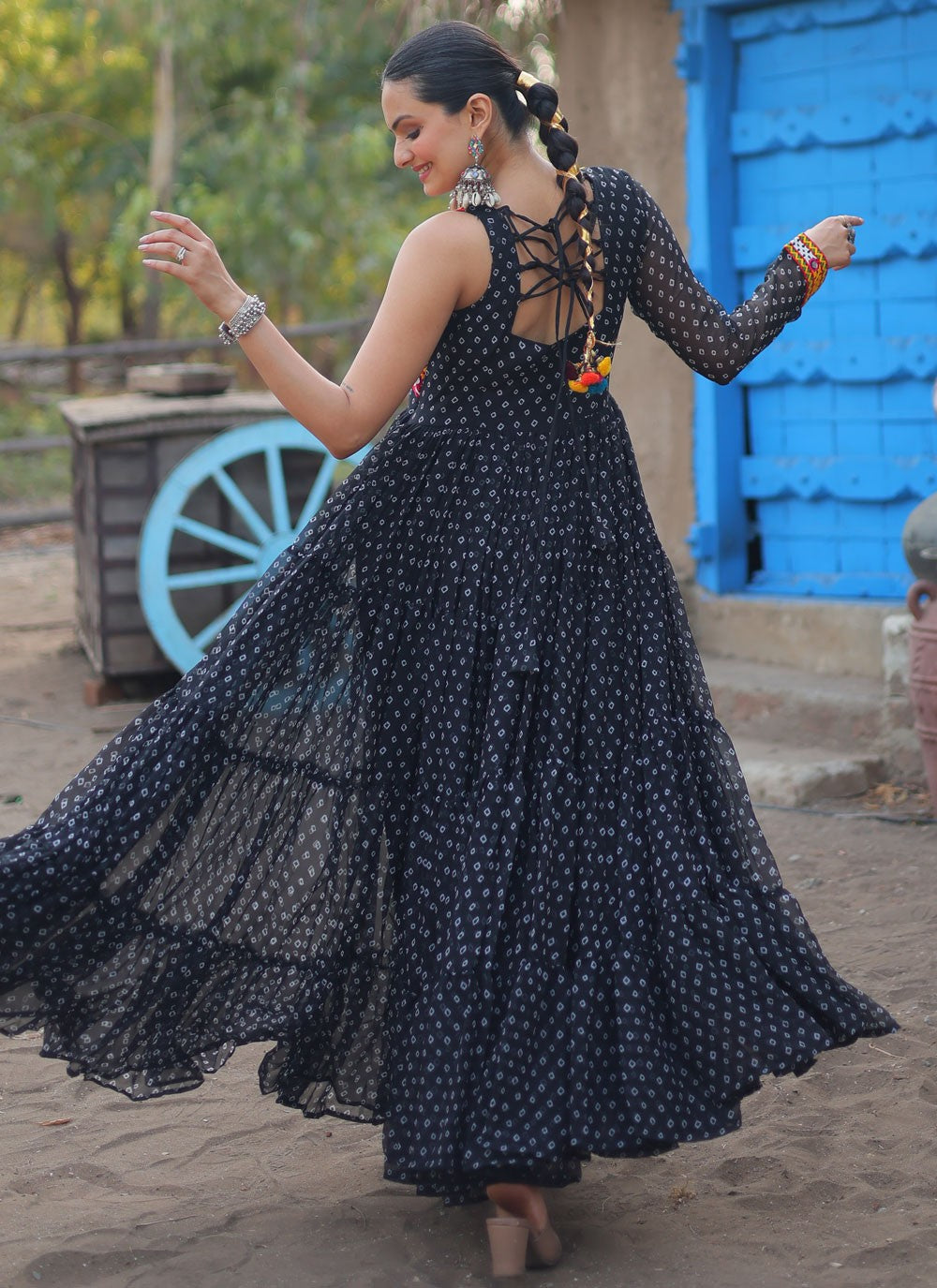 Faux Georgette Gown - G1495