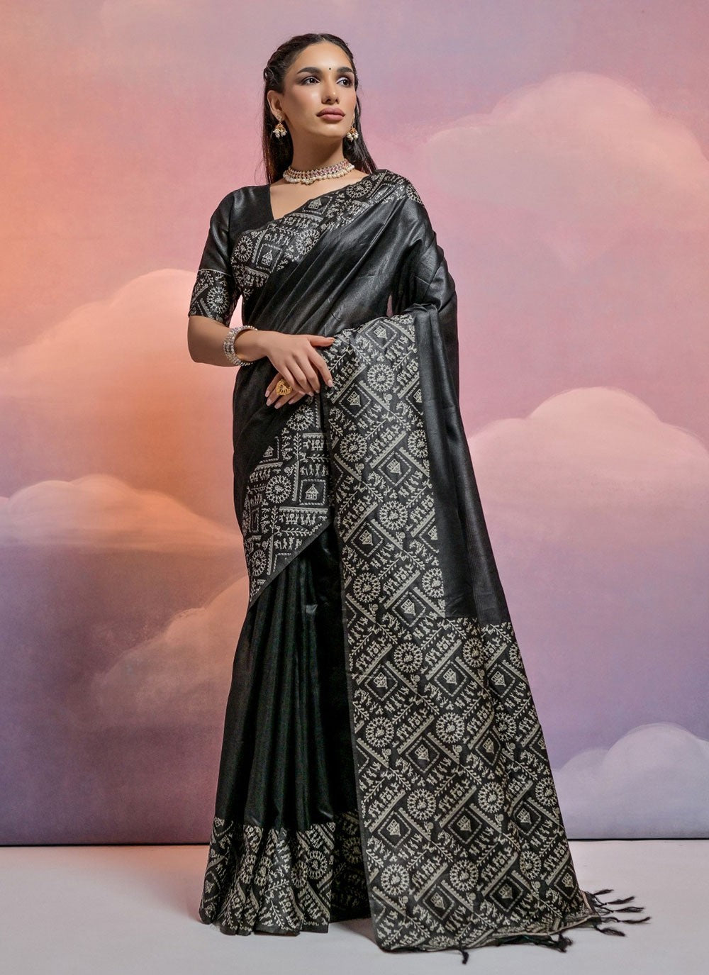 Classic Woven Handloom Silk Saree - S5715
