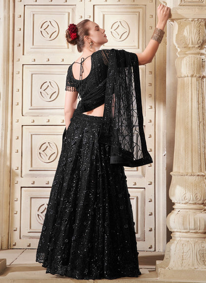 Patch Net Readymade Lehenga Choli - L2267