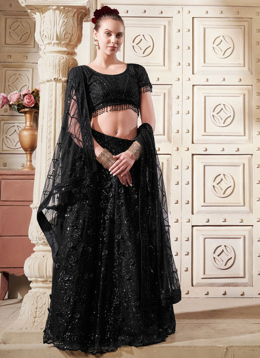 Patch Net Readymade Lehenga Choli - L2267