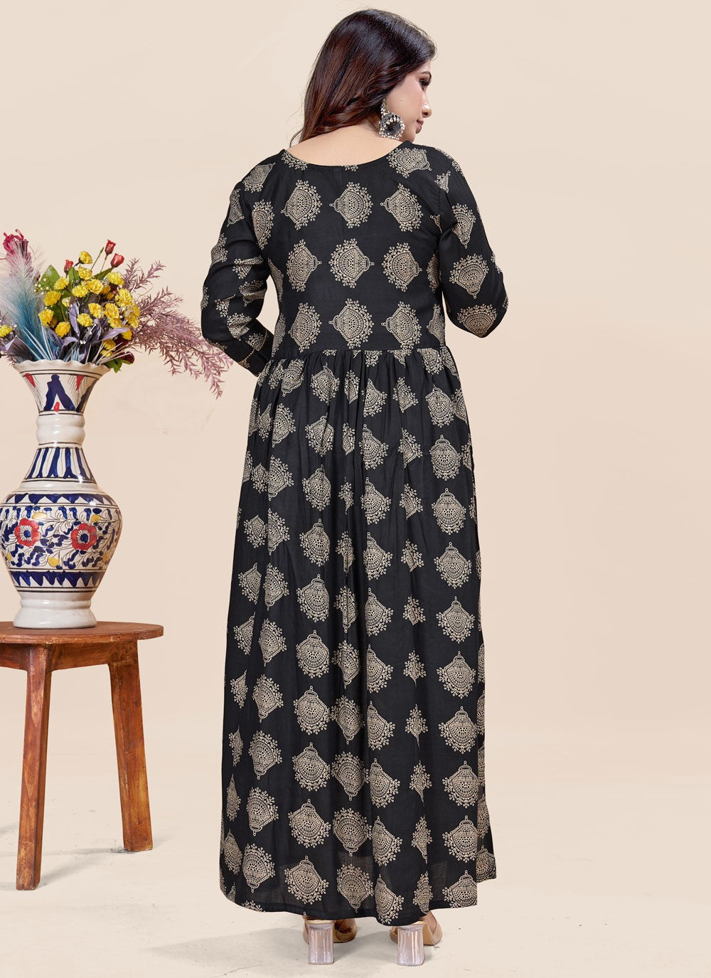 Rayon Gown - G1703
