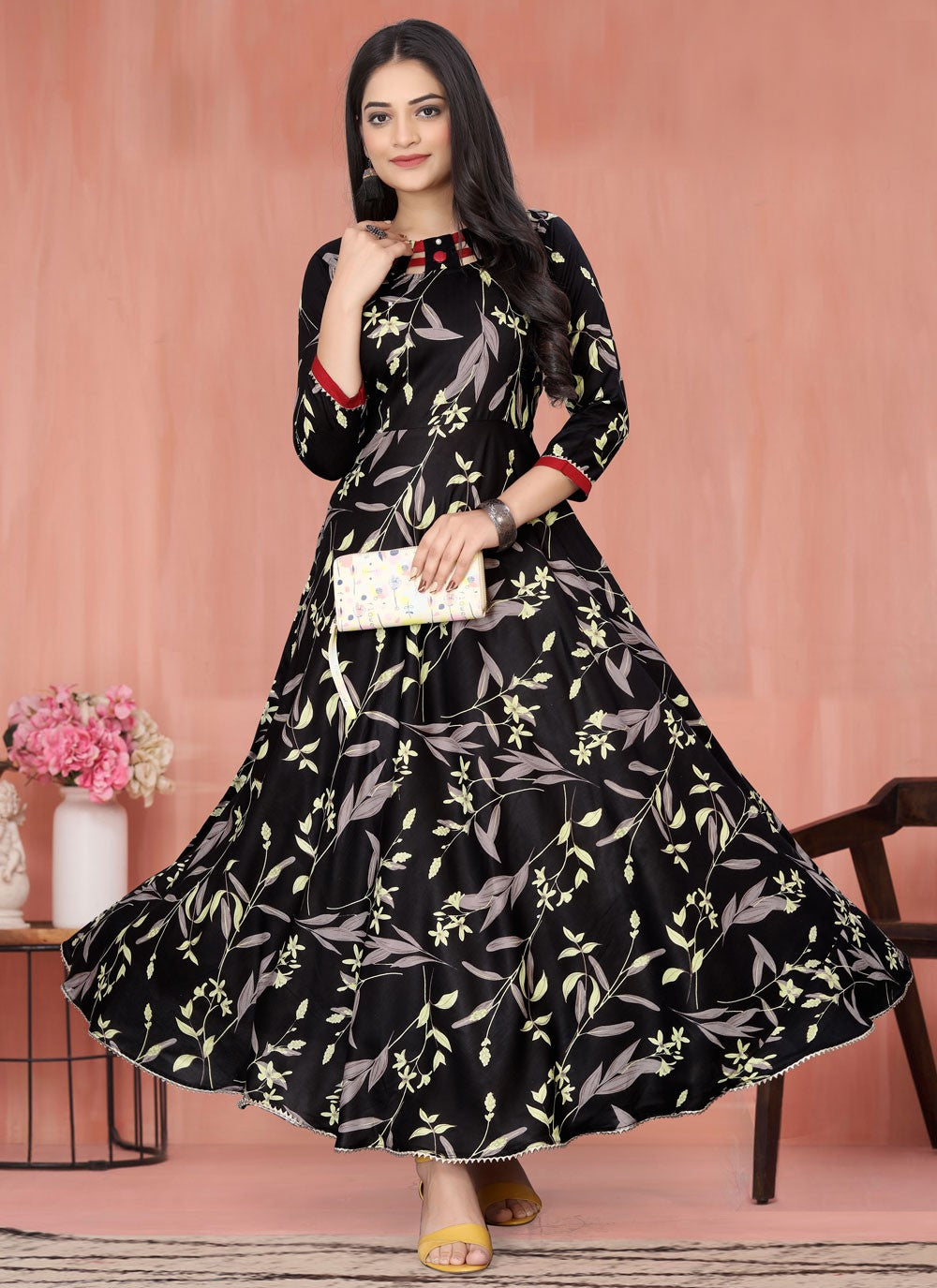 Rayon Gown - G1655
