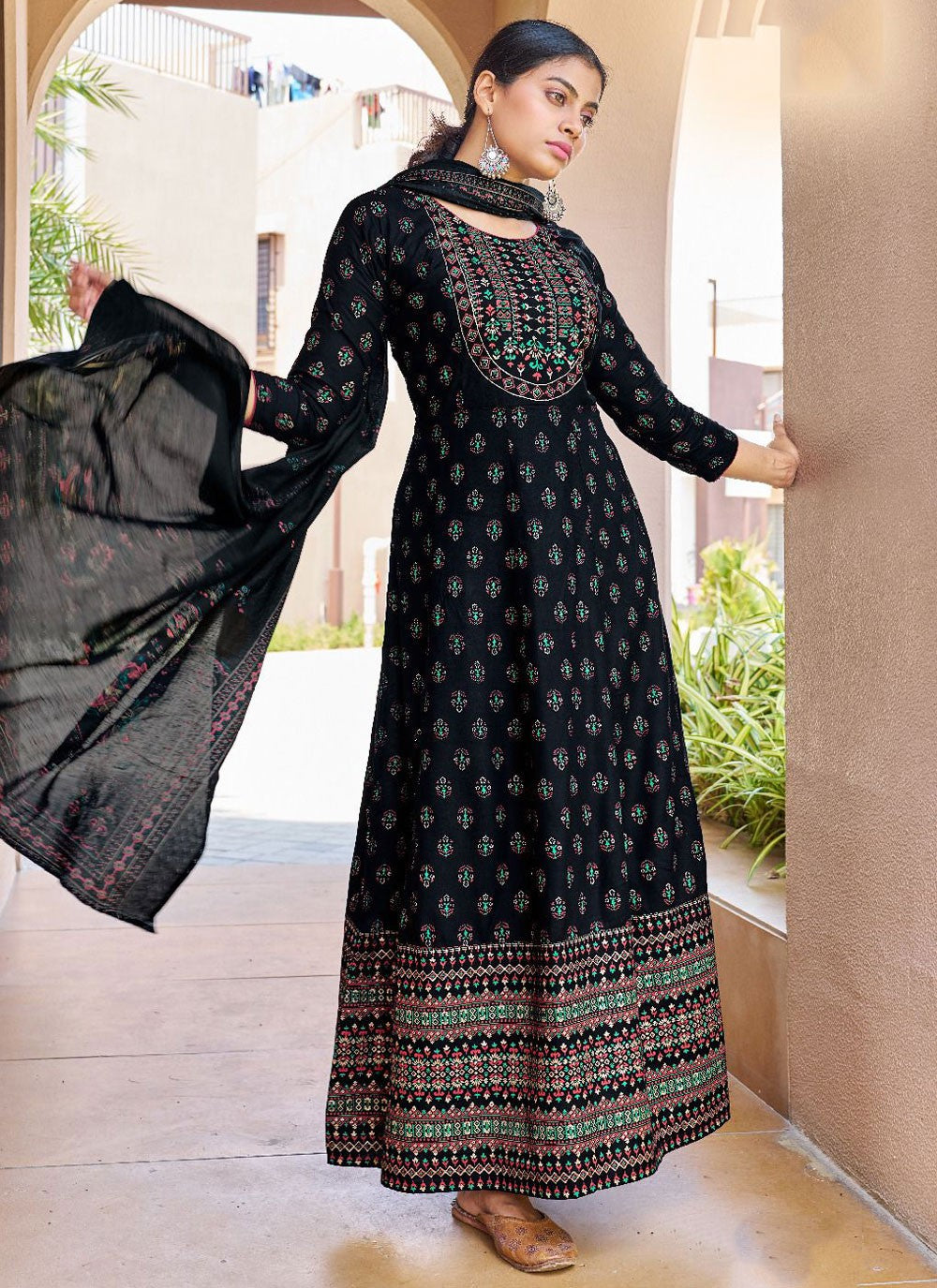 Rayon Gown - G1487