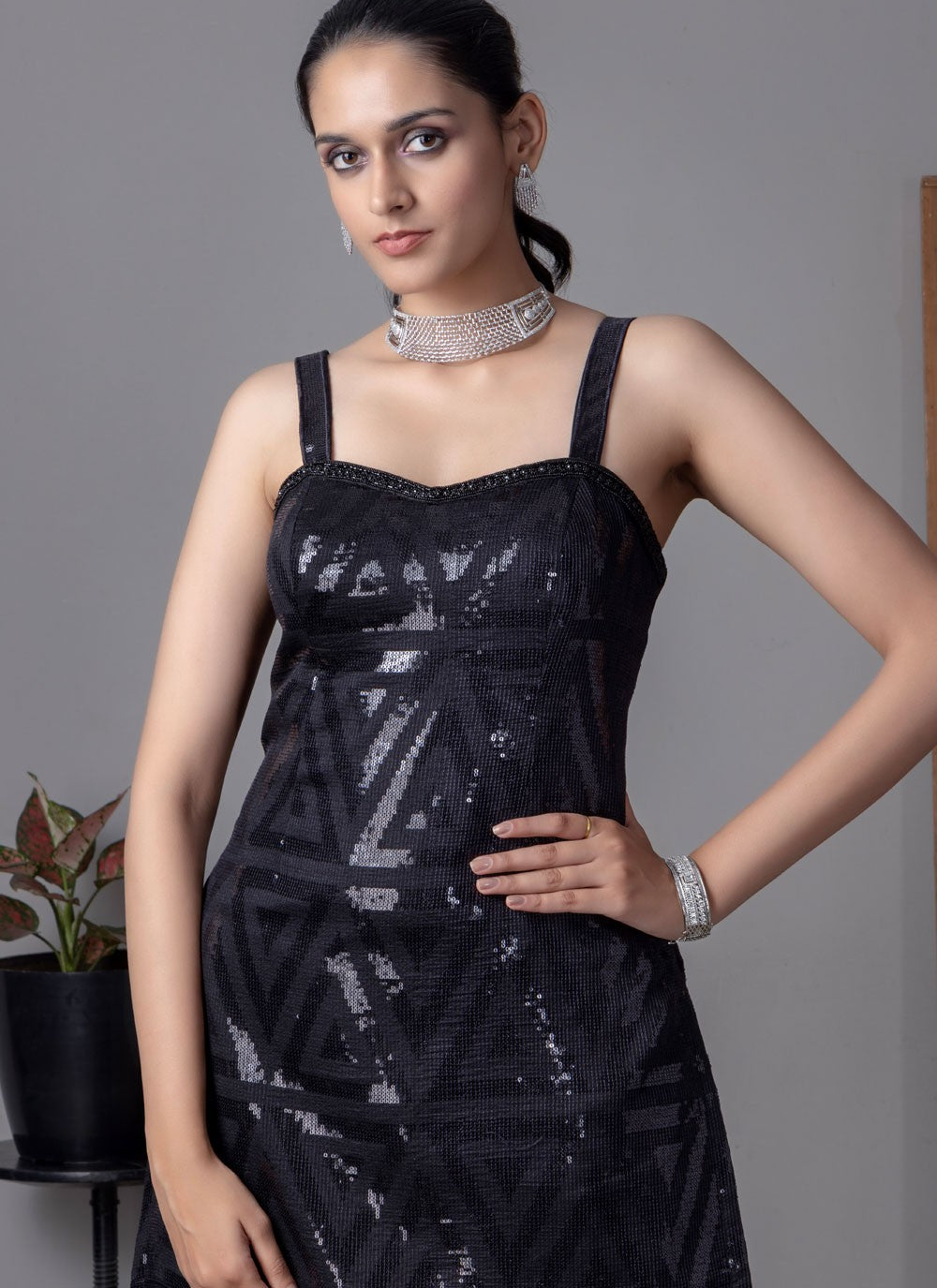 Archive Sequins, Thread 316702 Black T6792