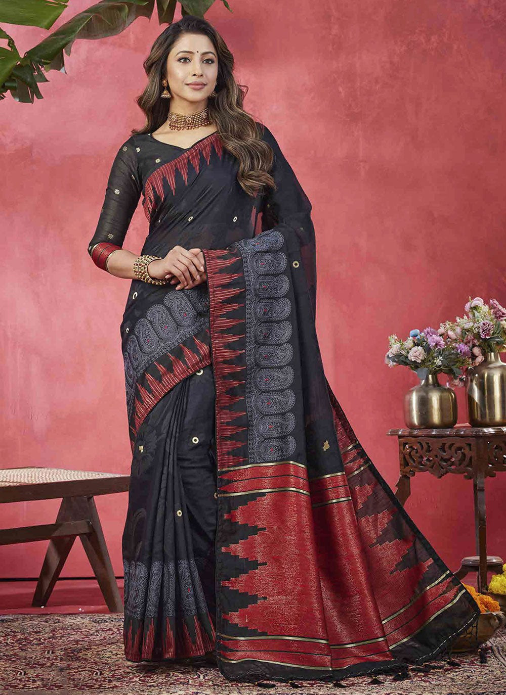 Classic Woven Silk Saree - S6723