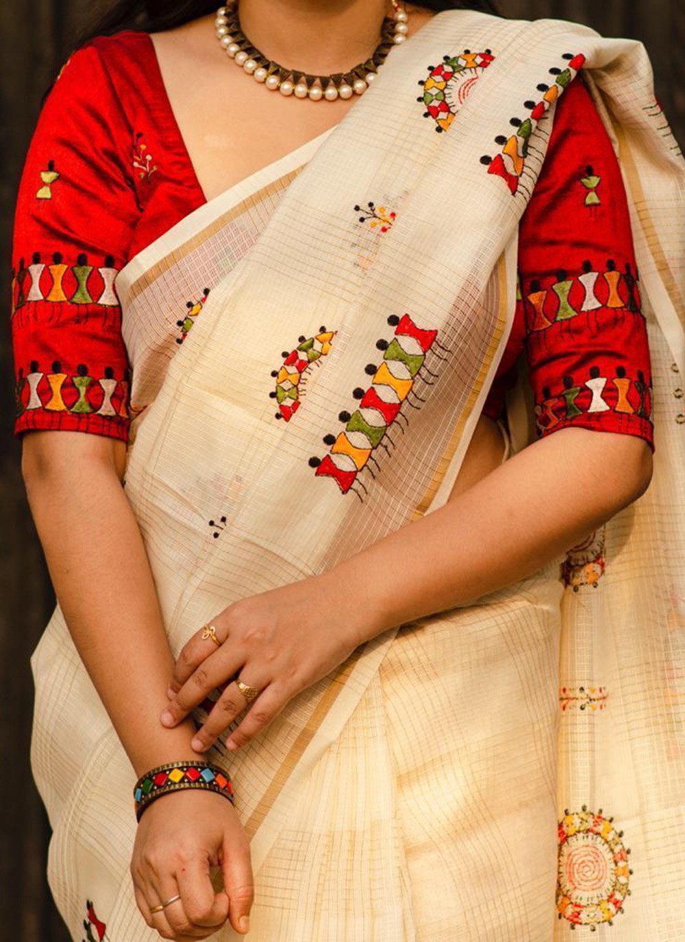 Trendy Fancy Work Chiffon Saree - S5752