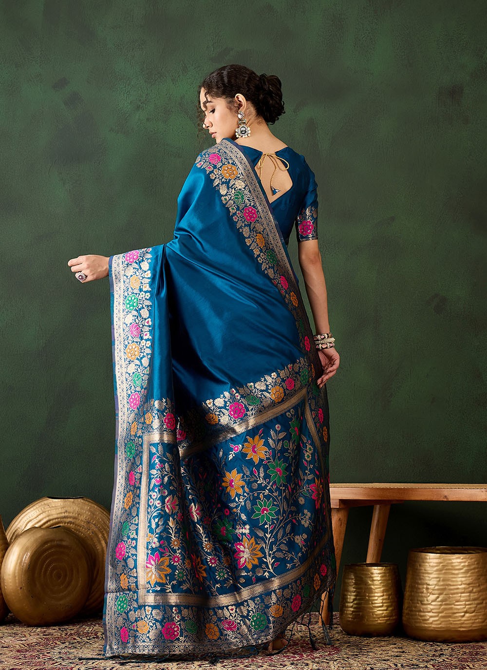 Classic Jacquard Work Silk Saree - S8307