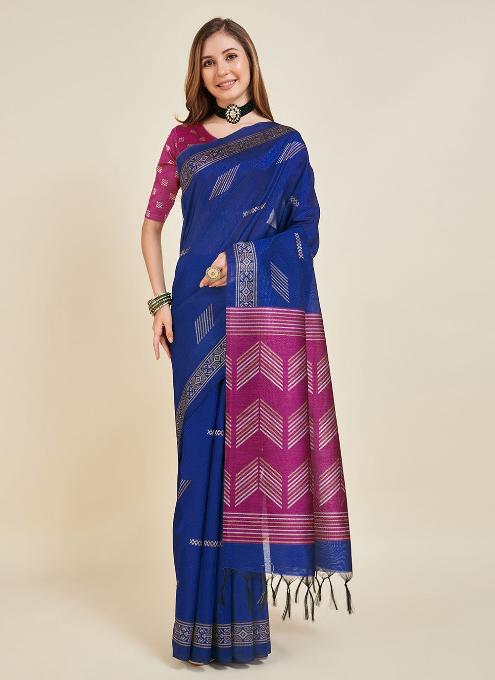 Casual Weaving Zari Silk Saree - S5547