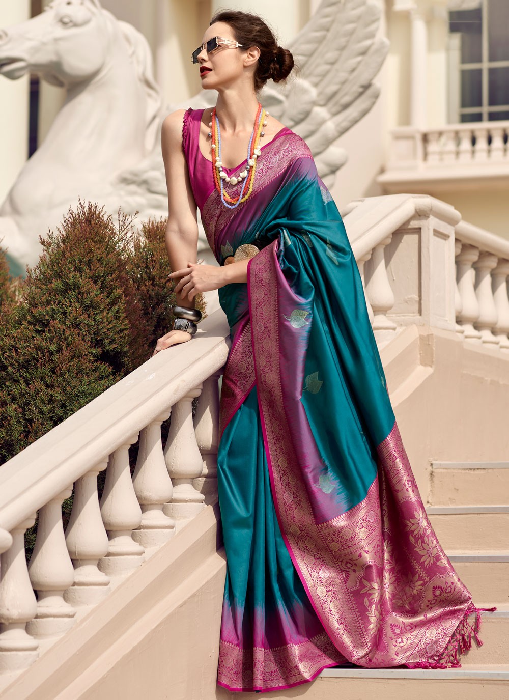 Weaving Zari Pure Silk Saree - S11970
