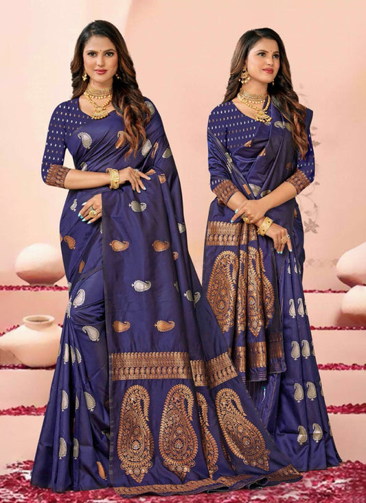 Traditional Weaving Zari Silk Saree - S7343