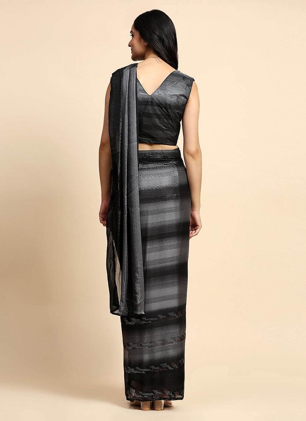 Classic Stones Satin Silk Saree - S7063