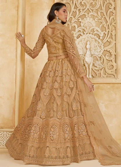 Cord Net A - Line Lehenga - L2858