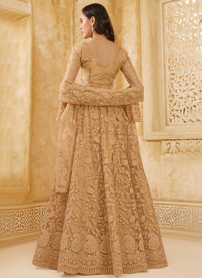 Cord Net A - Line Lehenga - L2858