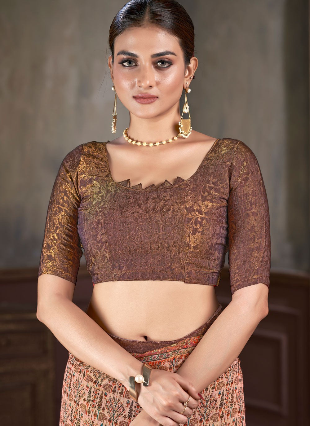 Classic Jacquard Work Silk Saree - S7402