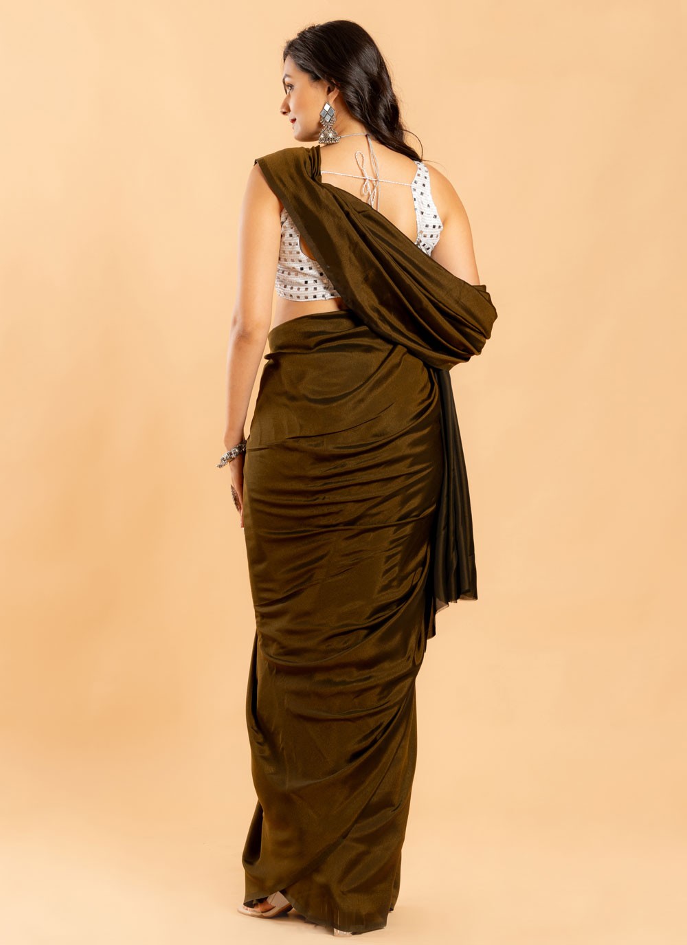 Classic Plain Silk Saree - S4237