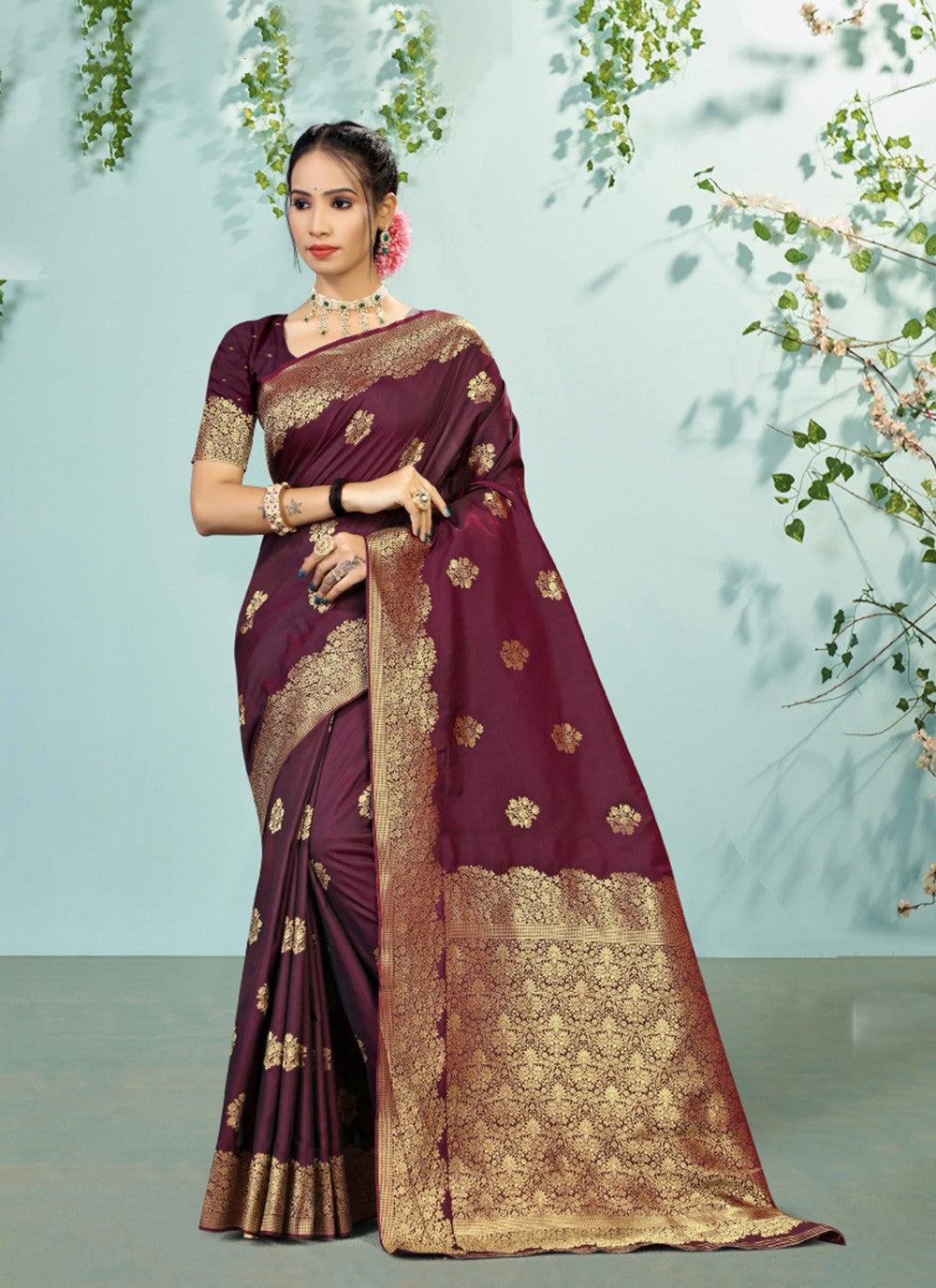 Classic Woven Silk Saree - S7371