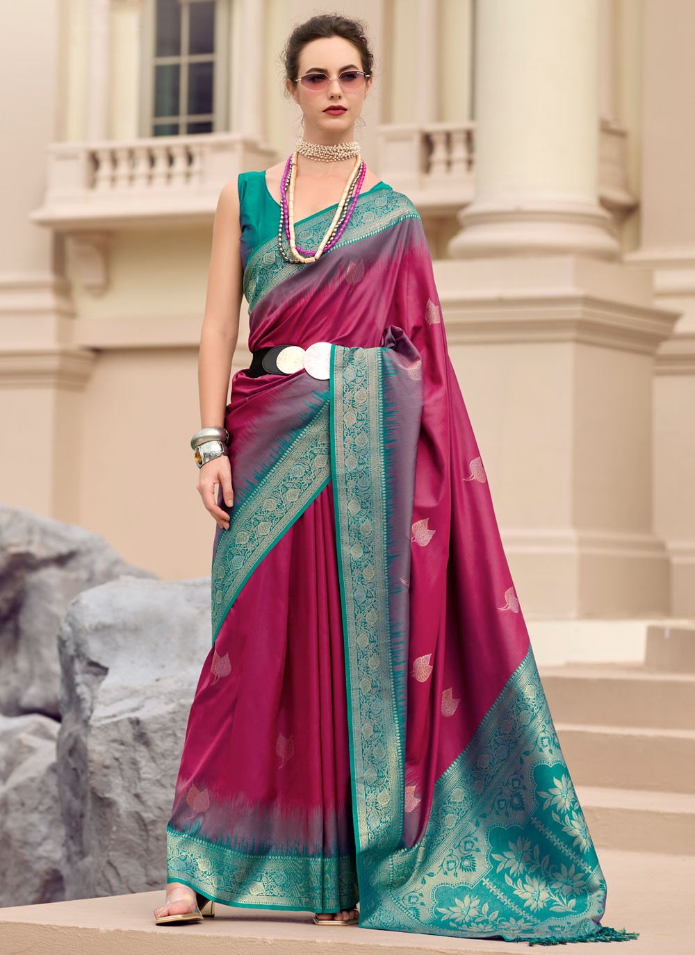 Weaving Zari Pure Silk Saree - S11970