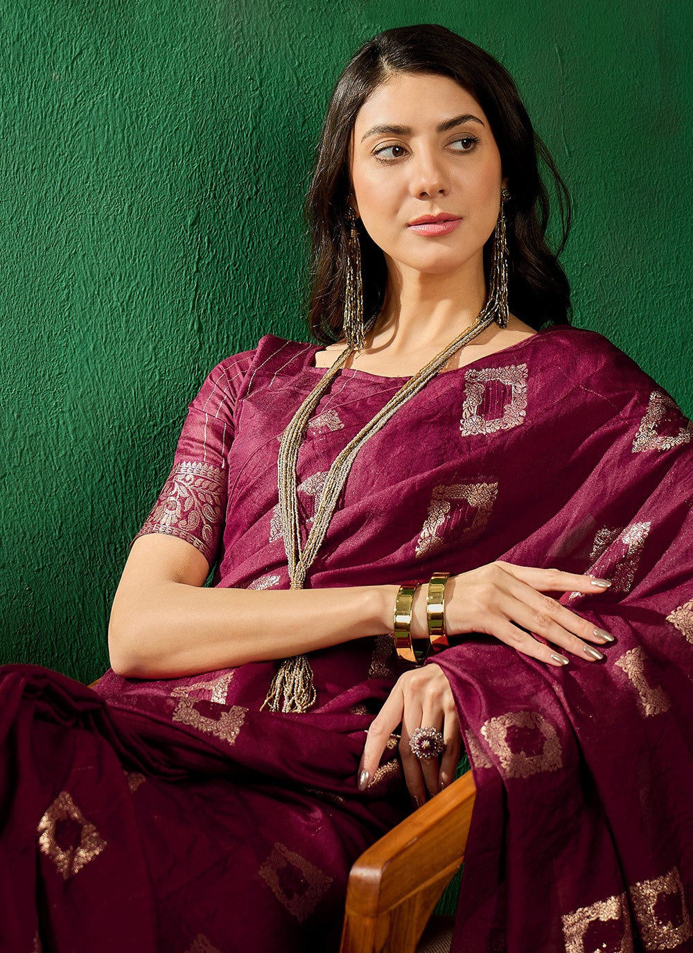 Casual Woven Art Silk Saree - S7308