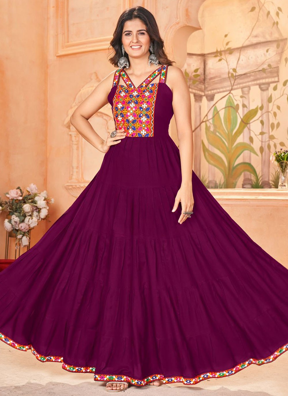 Rayon Gown - G1550