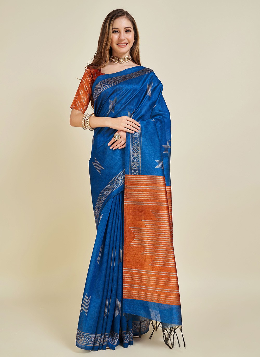 Casual Weaving Zari Silk Saree - S5547