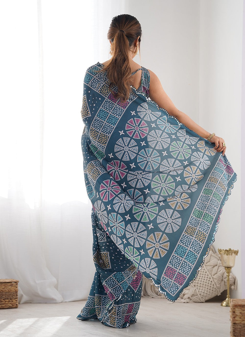 Contemporary Digital Print Multi Colour Chinon S12393