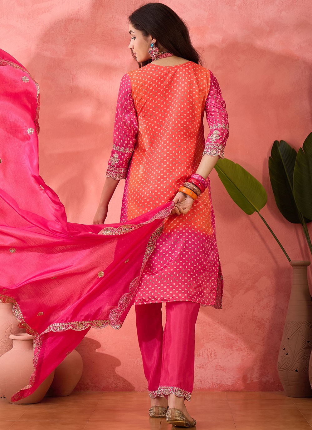 Archive Embroidered, Sequins, Zari 316810 Magenta T6837