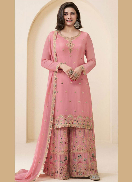 Archive Embroidered, Sequins, Thread, Zari 316384 Pink T6714