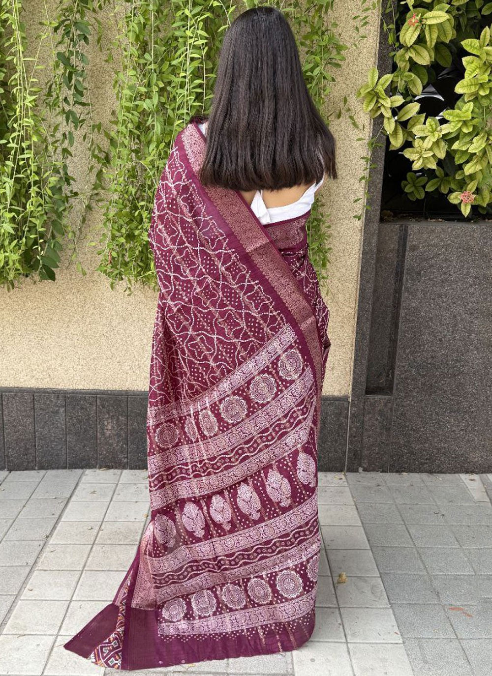Printed, Weaving Zari Cotton Silk Saree - S11784