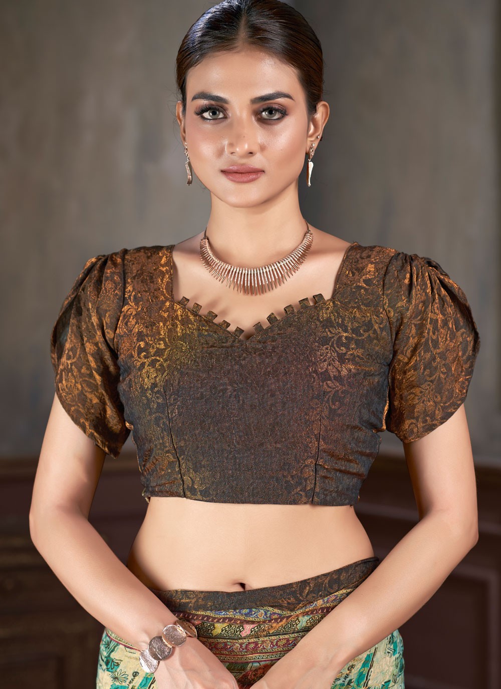 Classic Jacquard Work Silk Saree - S7402