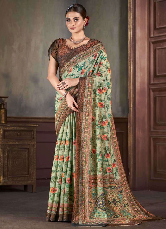 Classic Jacquard Work Silk Saree - S7402