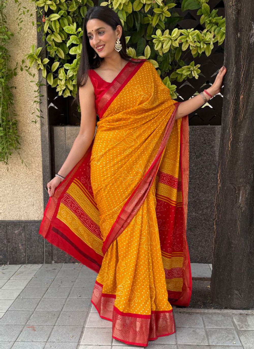 Printed Crepe Silk Saree - S11727