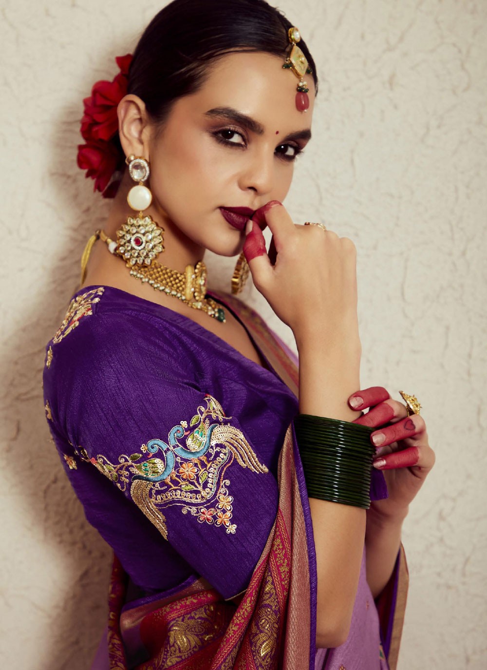 Contemporary Weaving Zari Brasso Saree - S7046