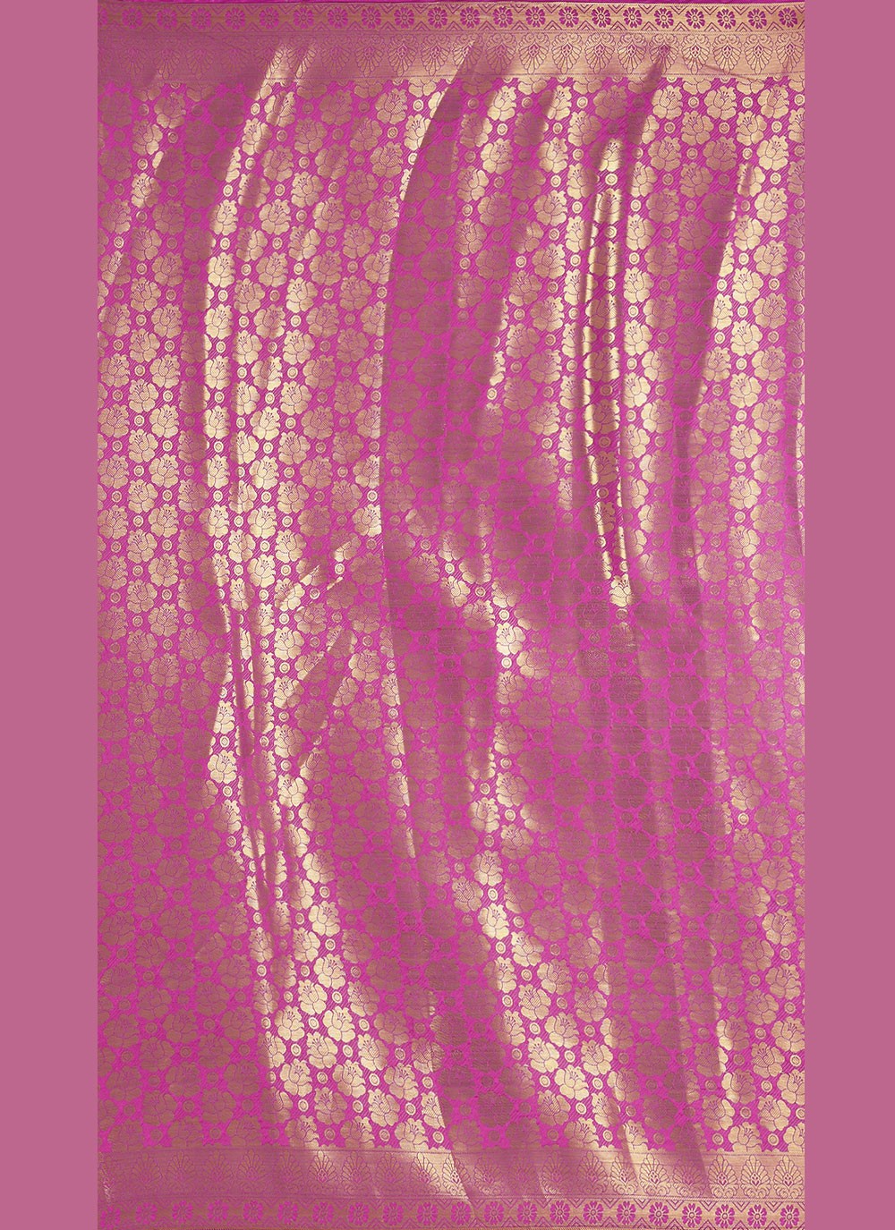 Classic Hand Embroidery Brasso Saree - S4738